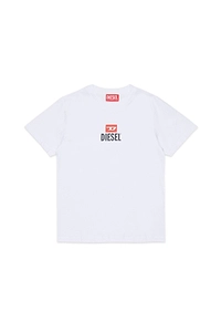 Diesel Kids D Logo Printed Crewneck T-Shirt