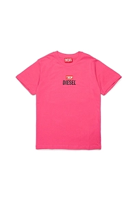 Diesel Kids D-Logo Printed Crewneck T-Shirt