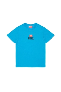 Diesel Kids D Logo Printed Crewneck T-Shirt