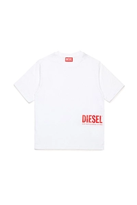 Diesel Kids Logo Printed Crewneck T-Shirt