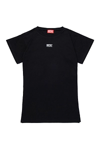 Diesel Kids Logo Printed Crewneck T-Shirt