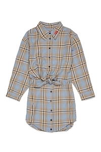 Diesel Kids Desusanis Plaid Shirt Dress