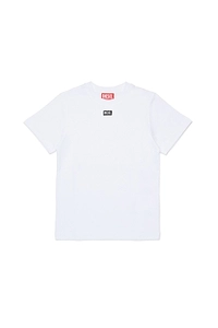 Diesel Kids Logo Printed Crewneck T-Shirt