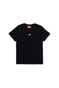 Diesel Kids Logo Printed Crewneck T-Shirt