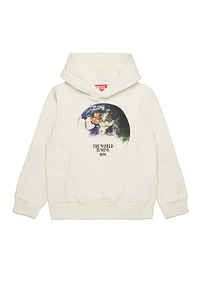 Diesel Kids Earth-Printed Long-Sleeved Hoodie