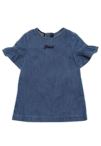 Diesel Kids Flared Sleeved Dress