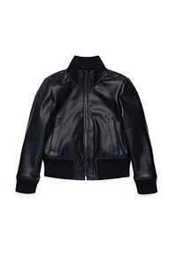 Diesel Kids Imitation Zipped Bomber Jacket