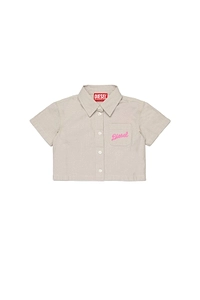 Diesel Kids Logo Printed Short-Sleeved Shirt