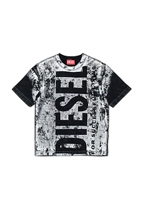 Diesel Kids Logo Printed Short-Sleeved T-Shirt