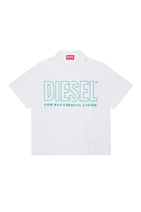 Diesel Kids Logo Printed Short-Sleeved Shirt