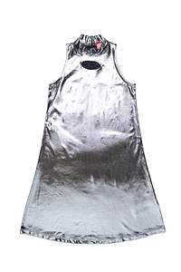 Diesel Kids Metallic Finish Sleeveless Dress