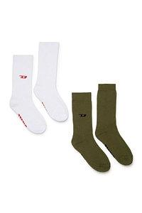 Diesel Kids Pack Of Two Intarsia-Knit Socks