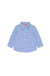 Diesel Kids Oval-D Embroidered Long-Sleeved Shirt