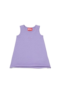 Diesel Kids Oval-D Embroidered Tank Dress