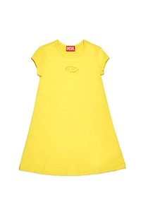 Diesel Kids Oval-D Logo Cut-Out Dress