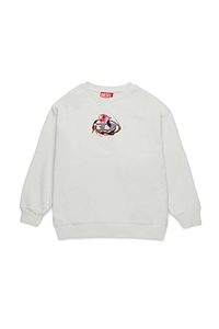Diesel Kids Oval-D Logo Floral Printed Crewneck Sweatshirt