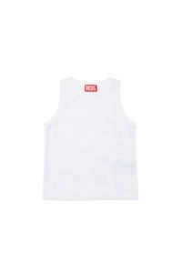 Diesel Kids Rhinestone Embellished Tank Top