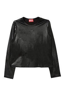 Diesel Kids Oval D Logo Long-Sleeved T-Shirt