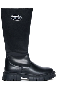 Diesel Kids Oval D Logo Rain Boots