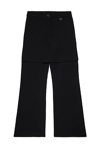 Diesel Kids Oval-D Plaque Wide-Leg Pants