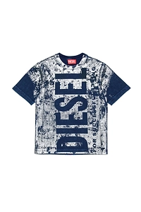 Diesel Kids Taboxtar2 Over Crewneck T-Shirt