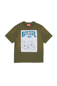 Diesel Kids Tbers Over Crewneck T-Shirt