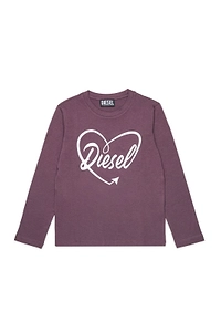 Diesel Kids Theaop Logo Long Sleeve T-Shirt