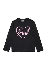 Diesel Kids Theaop Logo Long-Sleeve T-Shirt