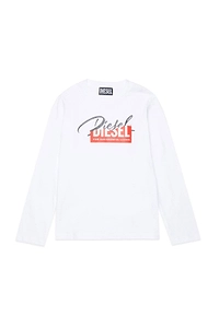 Diesel Kids Tirlitn Logo Long Sleeve T-Shirt