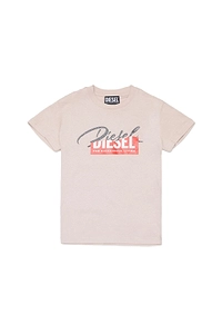 Diesel Kids Tirlitn Logo Print T-Shirts
