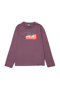 Diesel Kids Tirlitn Logo Long Sleeve T-Shirt