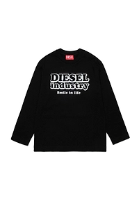 Diesel Kids Tlodimls Logo Long Sleeve T-Shirt