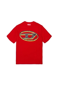 Diesel Kids Tvel Over Logo Print T-Shirt