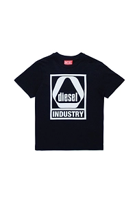 Diesel Kids Tunni Logo-Printed Crewneck T-Shirt