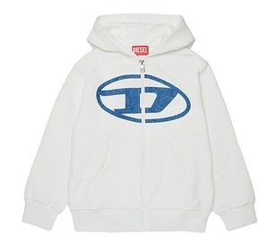 Diesel Kids Zip Logo Hoodies
