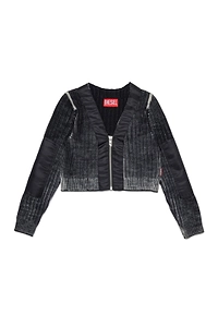 Diesel Kids Zip-Up Knitted Cardigan