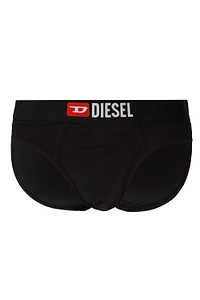 Diesel Pack Of Three Logo Waistband Briefs