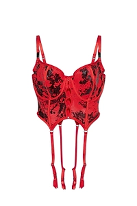 Diesel X Savage X Fenty Mesh Panelled Foiled Bustier