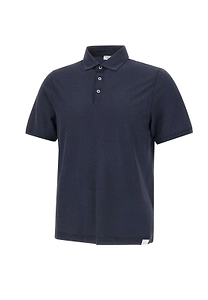 Diktat Crepe Short-Sleeve Polo Shirt
