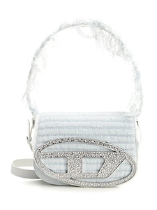 Diesel Logo Embellished Distressed Shoulder Bag