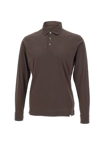 Diktat Long Sleeve Polo Shirt
