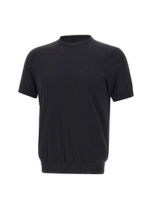 Diktat Short Sleeve Crew Neck Knitted Sweater