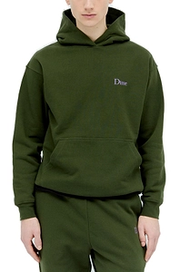 Dime Logo Embroidered Long Sleeved Hoodie