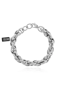 Diesel Logo Pendant Chain Bracelet