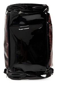 Diesel Logo Print Zip-Up Backpack