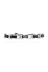 Diesel Logo Shaped Chain-Linked Bracelet