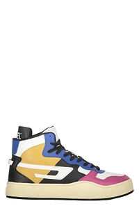 Diesel S-Ukiyo Logo Patch High-Top Sneakers