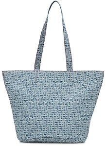 Diesel Monogram Jacquard Denim Tote Bag