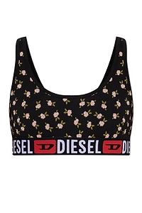 Diesel Oriba Logo Floral Bra