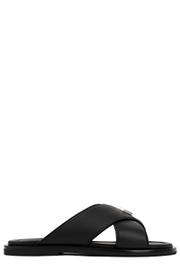 Dior Homme Logo Plaque Open Toe Sandals
